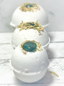 LIMITED EDITION - Aventurine & Chrysanthemum Bath Bomb