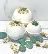 Load image into Gallery viewer, LIMITED EDITION - Aventurine &amp; Chrysanthemum Bath Bomb
