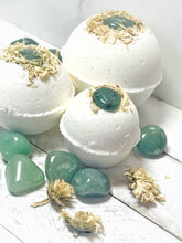 Load image into Gallery viewer, LIMITED EDITION - Aventurine &amp; Chrysanthemum Bath Bomb
