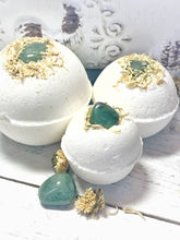 Load image into Gallery viewer, LIMITED EDITION - Aventurine &amp; Chrysanthemum Bath Bomb
