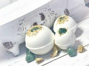 LIMITED EDITION - Aventurine & Chrysanthemum Bath Bomb