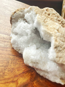 Quartz Geode Specimen | Paperweight | Home Decor - HALF OFF