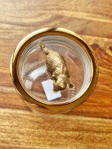 Golden Cat Jar