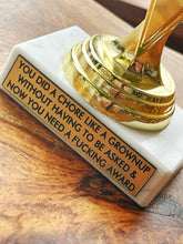 Load image into Gallery viewer, You Did A Chore Trophy
