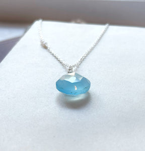 Stop Treating Yourself Like Shit You Deserve Better Chalcedony Necklace