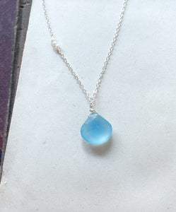 Stop Treating Yourself Like Shit You Deserve Better Chalcedony Necklace