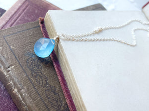 Stop Treating Yourself Like Shit You Deserve Better Chalcedony Necklace