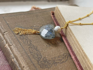 Don't Let The Haters Scare You Into Inaction Labradorite Necklace