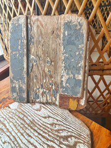 2 Beautiful Pieces of Distressed & Weathered Wood For Display | Photo Props