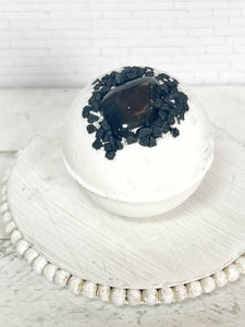 Obsidian & Black Lava Salt Bath Bomb