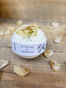 Citrine & Jasmine Bath Bomb