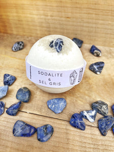 Sodalite & Sel Gris Bath Bomb