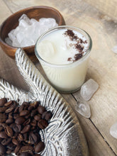 Load image into Gallery viewer, Crystal Quartz &amp; Coffee Votive Candle
