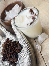 Load image into Gallery viewer, Crystal Quartz &amp; Coffee Votive Candle
