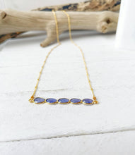Load image into Gallery viewer, Tanzanite Gemstone Necklace
