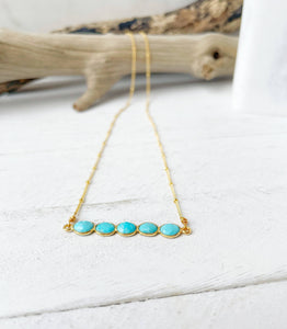 Arizona Turquoise Gemstone Necklace