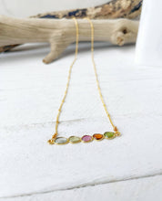 Load image into Gallery viewer, Watermelon Tourmaline Gemstone Necklace
