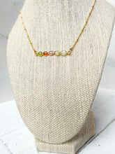 Load image into Gallery viewer, Watermelon Tourmaline Gemstone Necklace
