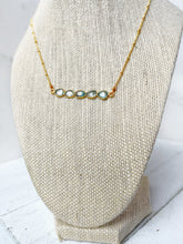 Load image into Gallery viewer, Blue Zircon Gemstone Necklace
