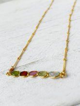 Load image into Gallery viewer, Watermelon Tourmaline Gemstone Necklace
