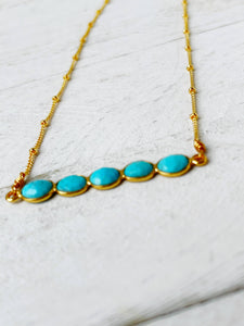 Arizona Turquoise Gemstone Necklace