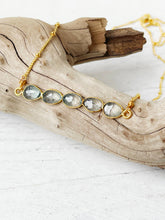 Load image into Gallery viewer, Blue Zircon Gemstone Necklace
