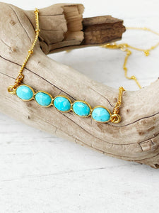 Arizona Turquoise Gemstone Necklace