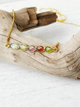 Load image into Gallery viewer, Watermelon Tourmaline Gemstone Necklace
