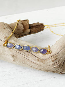 Tanzanite Gemstone Necklace