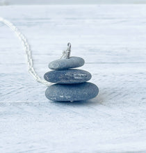 Load image into Gallery viewer, A Piece of NH - Naturally Tumbled Beach Rock Necklace
