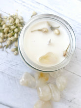 Load image into Gallery viewer, Citrine &amp; Jasmine Candle Organic Soy Wax Candle
