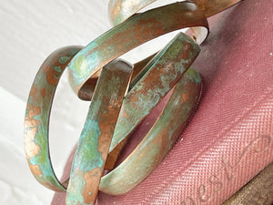 Patina Hoop Earrings