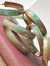 Load image into Gallery viewer, Patina Hoop Earrings
