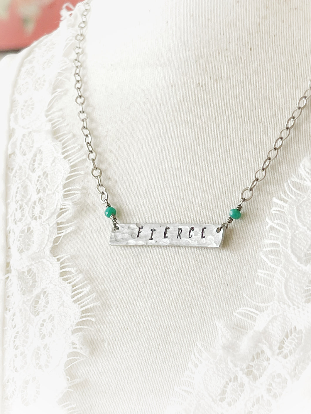 Fierce | Badass | Bitch | Slut | Feminist | Word Necklaces