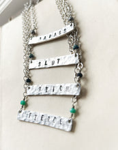 Load image into Gallery viewer, Personalized | Custom Word Necklaces
