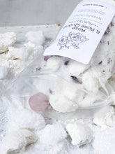 Load image into Gallery viewer, Rose &amp; Rose Quartz Crumbled Bath Bomb Bath Soak
