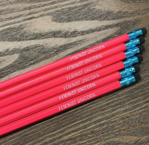 Feminist Unicorn Pencils - HALF OFF