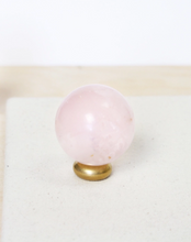 Load image into Gallery viewer, Crystal Ball + Stand - Clear Quartz, Amethyst, Labradorite, and Rose Quartz
