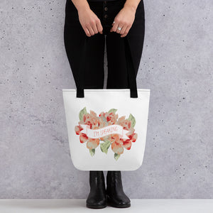 I'm Speaking Tote bag