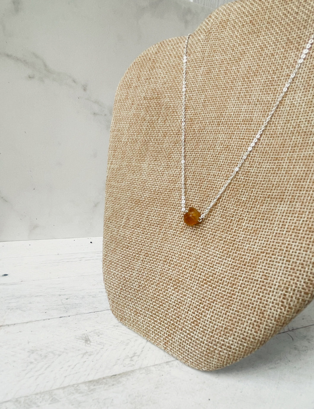 Birthstone Necklace - November - Citrine