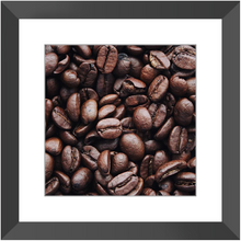 Load image into Gallery viewer, Coffee Beans Square Print
