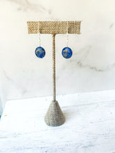 Load image into Gallery viewer, Sodalite &amp; Pearl Earrings
