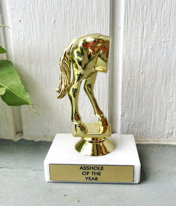 Asshole of the Year Trophy