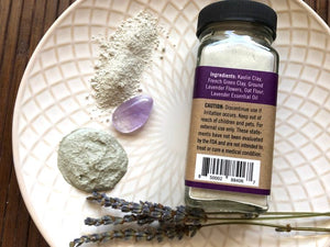 Exfoliating Lavender & Amethyst Cleansing Grains - Face Mask - HALF OFF