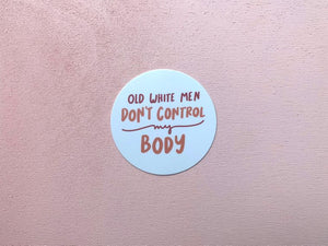 Old White Men Sticker