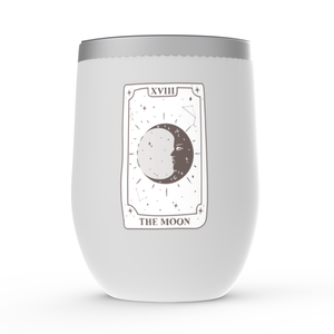 The Moon Tarot Card Stemless Wine Tumbler
