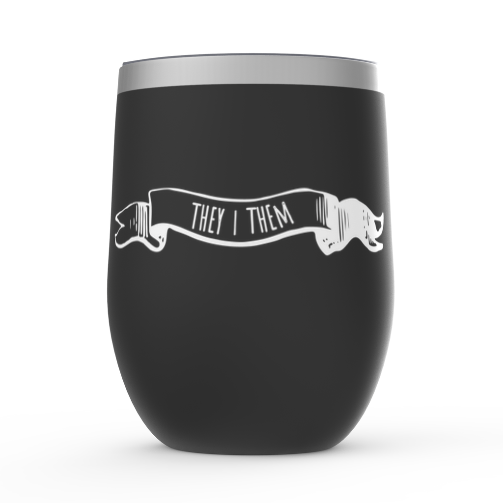 They/Them Stemless Wine Tumblers
