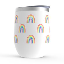 Load image into Gallery viewer, Rainbow Stemless Wine Tumbler
