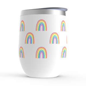 Rainbow Stemless Wine Tumbler