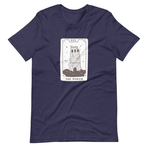 The Tower Tarot Card Unisex T-shirt